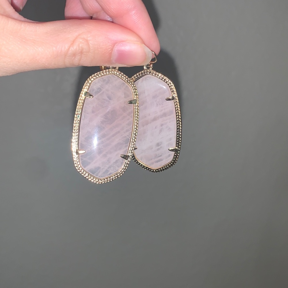 Kendra Scott Danielle Earrings in Opaque Pink